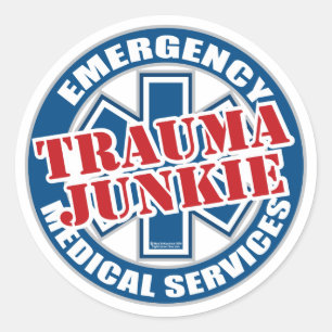 Sticker Rond Drogué de traumatisme de SME
