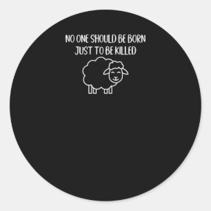 Sticker Rond Droits des animaux1