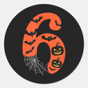 Sticker Rond Drôle 67 Six Sept Mème Couple Correspondant Hallow