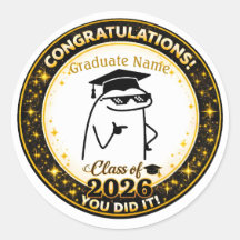 Drôle diplômé Flork Nom personnalisé Promotion 202