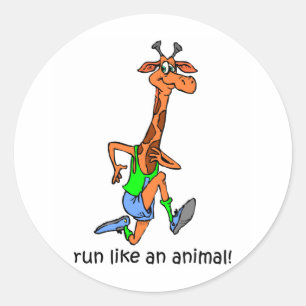 Sticker Rond Drôle en cours