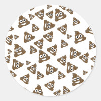 Drôle mignon Poop Emoji Motif
