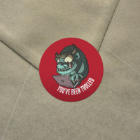 Drôle Troll Vous avez été Trolled Portable Cartoon