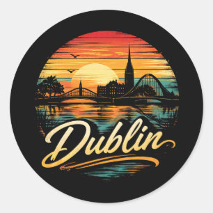 Sticker Rond Dublin