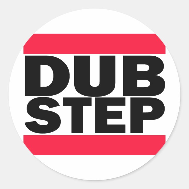 Sticker Rond Dubstep (Devant)