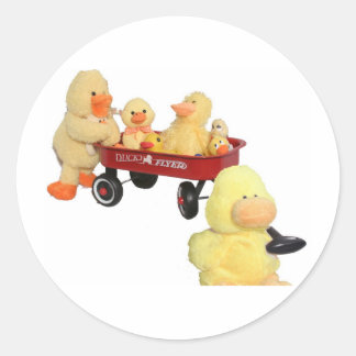 Sticker Rond Ducky Flyer