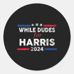 Sticker Rond Dudes pour Kamala Harris 4