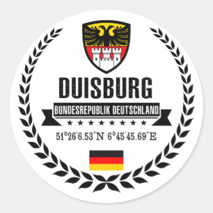 Sticker Rond Duisbourg