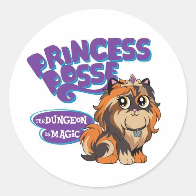 Sticker Rond Dungeon Crawler Carl Princess Donut Posse (Devant)