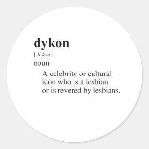 STICKER ROND DYKON
