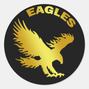STICKER ROND EAGLES