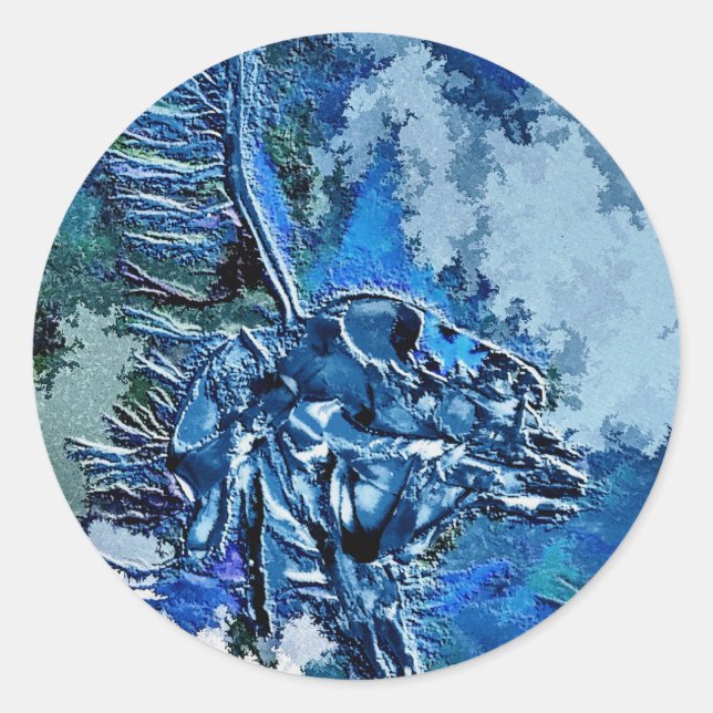 STICKER ROND EAU (Devant)