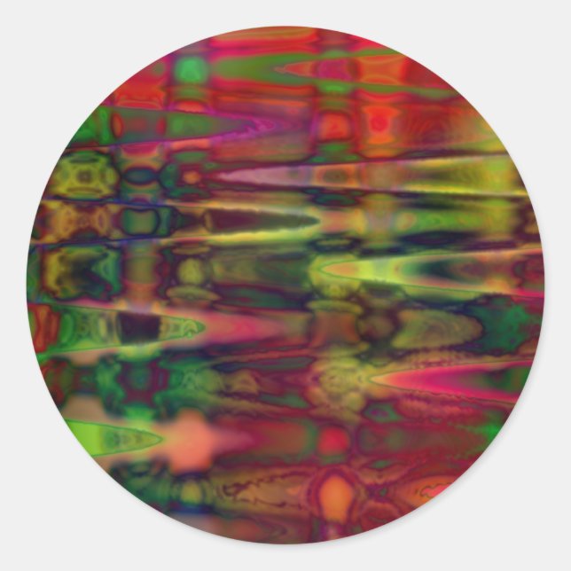 Sticker Rond Eau acide (Devant)