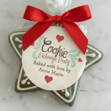 Échange de biscuits de Noël glacés