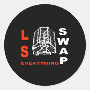 Sticker Rond Échangeons tout