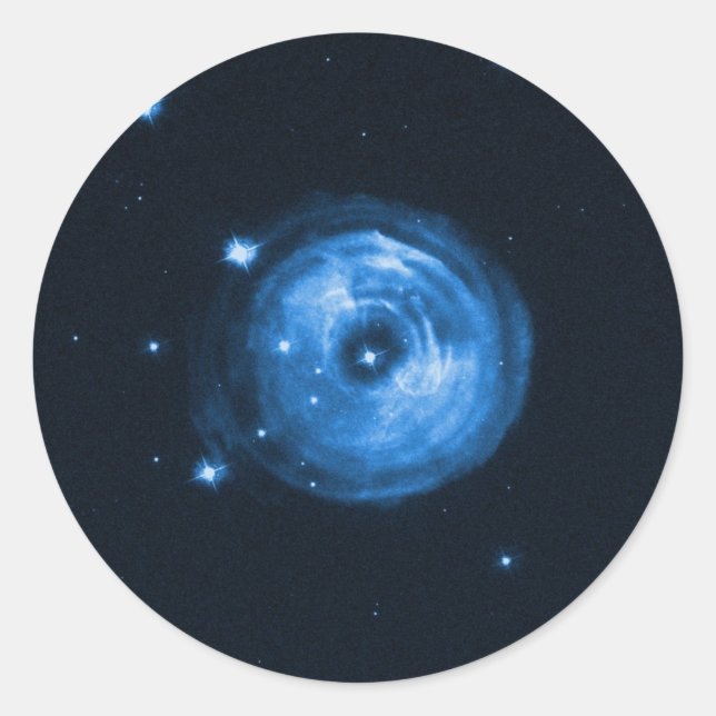 Sticker Rond Echo Léger De Star V838 Monocerotis (Devant)