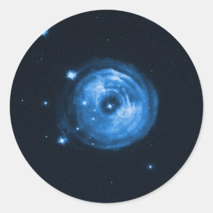 Sticker Rond Écho Lumineux de l'Étoile V838 Monocerotis