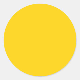 Sticker Rond Éclaircissez votre journée avec un Canari Jaune so
