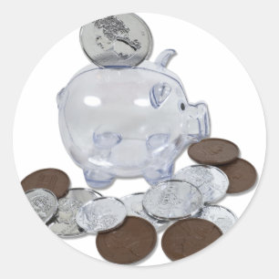 Sticker Rond Économies importantes101610
