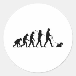 Sticker Rond Écossais Terrier