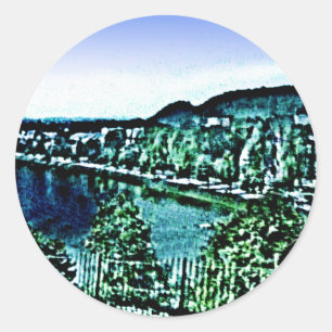 Sticker Rond Ecosse Inverness Building JGibney The Museum Zaz