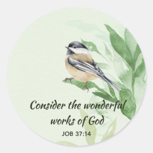Sticker Rond Écriture Inspirante Citation de l'arbre de pousse-