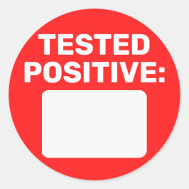 Sticker Rond Écriture positive de la vidéo