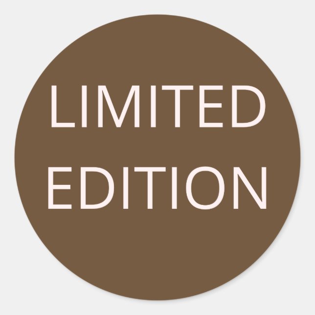 Sticker Rond édition limitée (Devant)