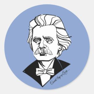 Sticker Rond Edvard Grieg