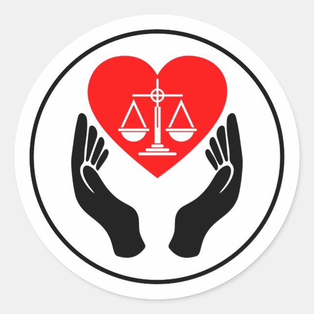 Sticker Rond Égalité (Devant)