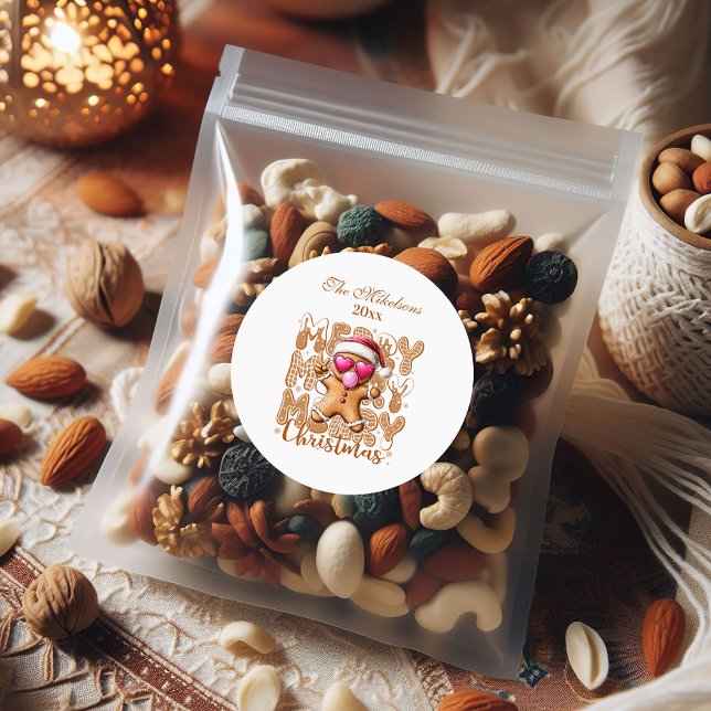 Sticker Rond Église Gingerbread (Créateur téléchargé)