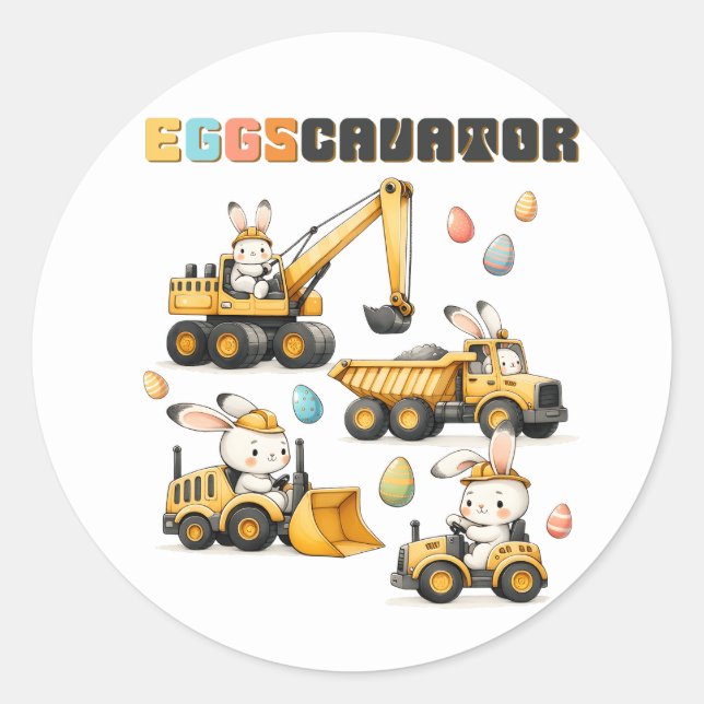 Sticker Rond égoscavateur (Devant)