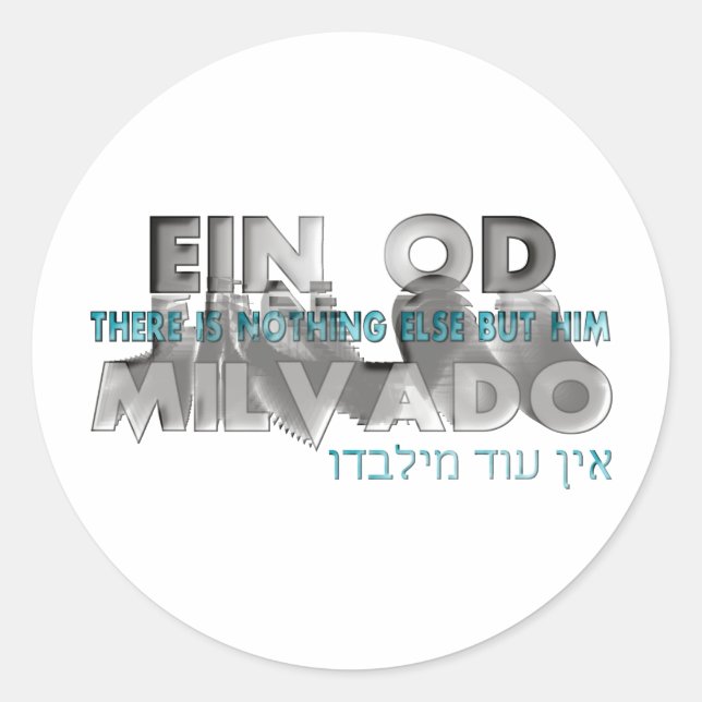 Sticker Rond Ein Od Milvado (Devant)
