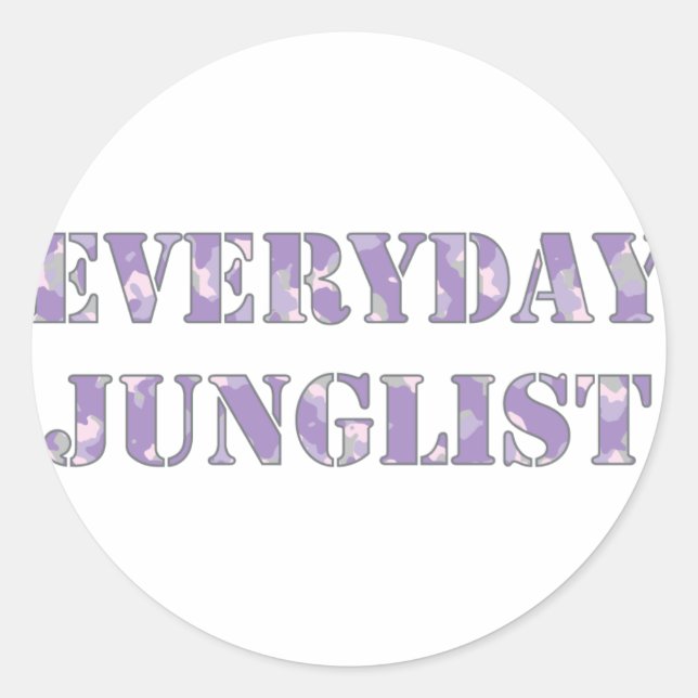 Sticker Rond EJPurple (Devant)