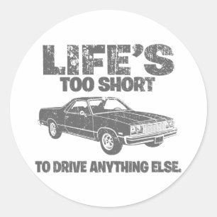 Sticker Rond EL 1977 de Chevrolet Camino