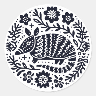 Sticker Rond El Armadillo