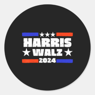 Sticker Rond Élection de la campagne présidentielle de Walz 202
