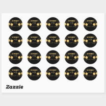 Elegant Gold and Black Retirement Party Envelope S