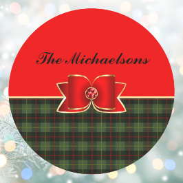 Sticker Rond Élégant plan et bijouterie avec nom