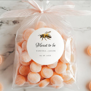 Sticker Rond Élégant signifié pour être mariage Faveur