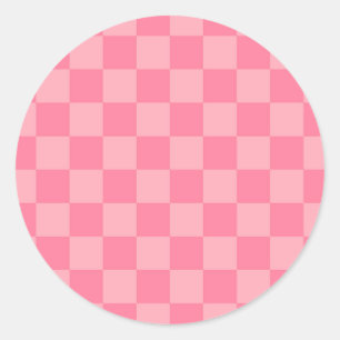 Sticker Rond Élégant tableau de bord rose