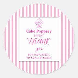 Sticker Rond Élégant trié