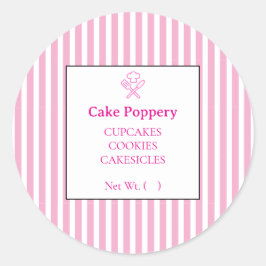 Sticker Rond Élégant trié