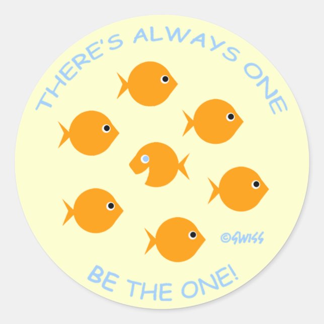 Sticker Rond Élémentaire Salle de classe Haute Réussite Encoura (Devant)