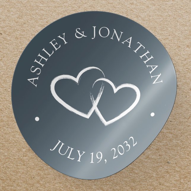 Sticker Rond Eléments simples modernes élégants (Créateur téléchargé)