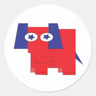 Sticker Rond Eléphant GOP
