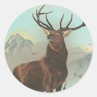 Sticker Rond Elk