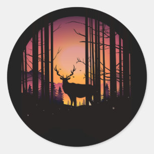 Sticker Rond Elks