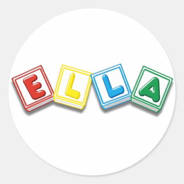 Sticker Rond Ella (Devant)