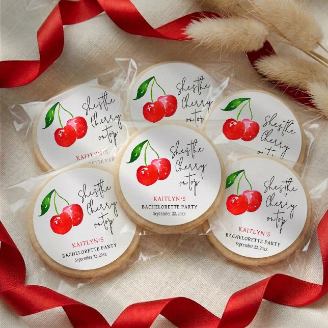 Sticker Rond Elle est la figurine décorative pour enterrement d (Créateur téléchargé)